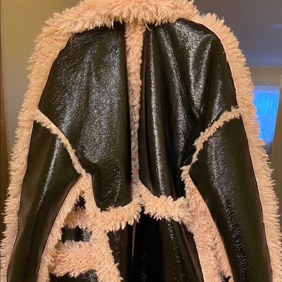 Asos shearling teddy coat - Picture 3 of 8